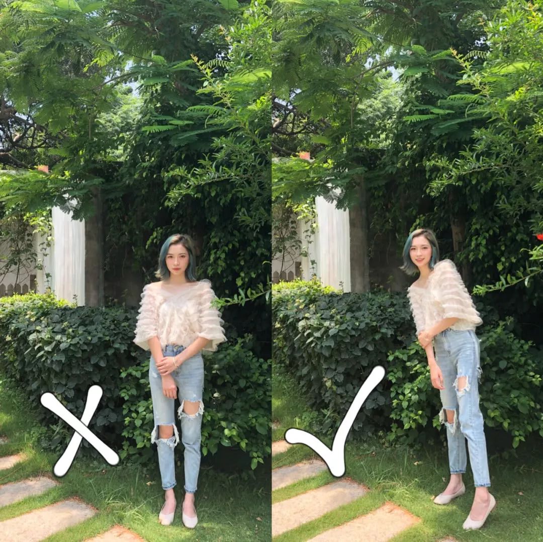 半身照造型_半身生活照技巧_半身照怎么照好看